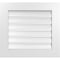 Ekena Millwork Vertical Surface Mount PVC Gable Vent: Functional, w/ 3-1/2"W x 1"P Standard Frame, 26"W x 24"H GVPVE26X2401SF - alternate 1